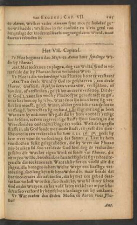Het VII. Capittel