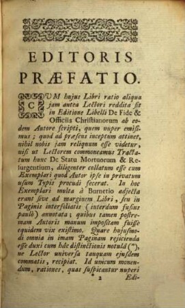 De Statu Mortuorum et Resurgentium tractatus