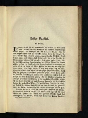 [Kapitel 1 bis 22, Schluß s. Inhaltsverzeichnis