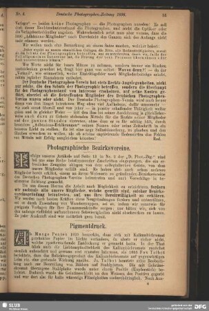 Photographische Bezirksvereine