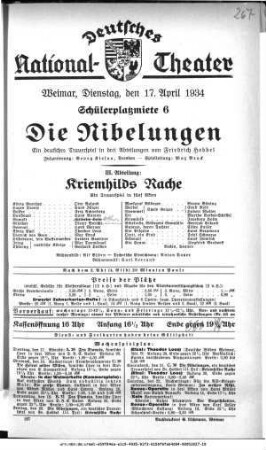 Die Nibelungen III. Abteilung: Kriemhilds Rache