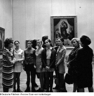 Leningrader Gäste in der Gemäldegalerie Alte Meister