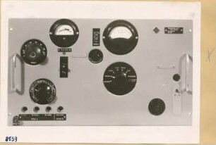 Präzisionsfrequenzmessplatz, Einschub HF 2923; Foto 1953