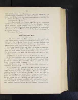 Wissenschaftlicher Abend vom 7. Juli 1900.