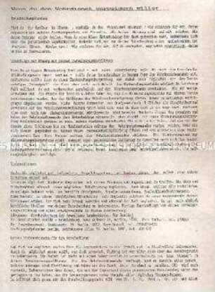 Informationsblatt zur Wehrdienstverweigerung in der DDR - Sachkonvolut