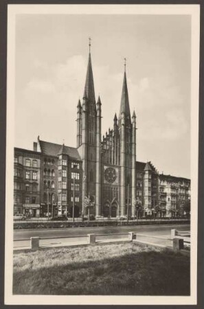 Ansichtskarte „St. Bonifatius-Kirche“, Yorckstraße 88