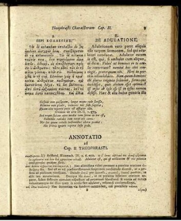 Annotatio ad Cap. II Theophrasti.