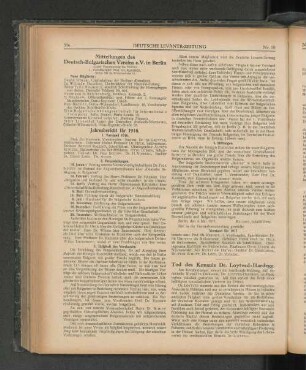 Jahresbericht für 1916.
