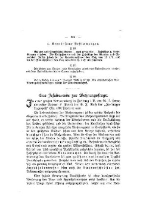 Eine Jesuitenrede zur Wohnungsfrage