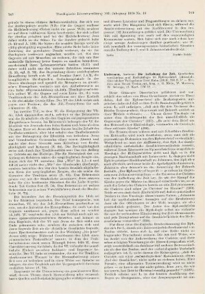 746-748 [Rezension] Lindemann, Andreas, Die Aufhebung der Zeit
