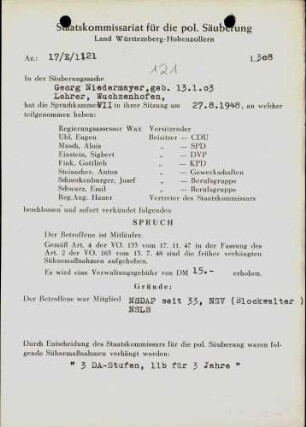 Niedermayer, Georg