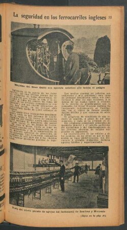 La seguridad en los ferrocarriles ingleses