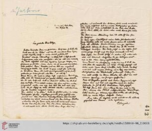 Briefe von Morris Jastrow an Carl Bezold: Brief von Carl Bezold an Morris Jastrow