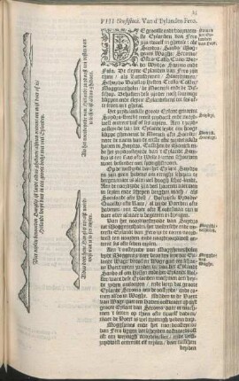 VIII Hooftstuck. Van d'Eylanden Fero.