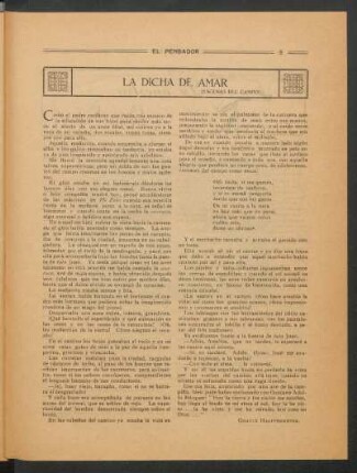 La dicha de amar : (Escenas del campo)