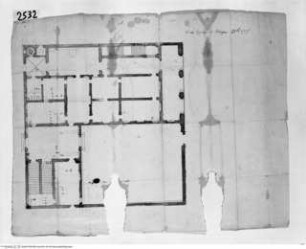 Barbiano (vicino Bologna), Villa Guastavillani, Kasino, Grundriss des Erdgeschosses
