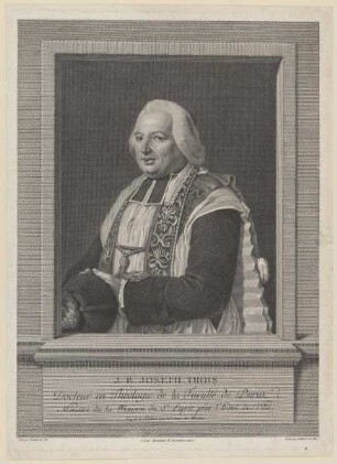 Bildnis des J. B. Joseph Trois