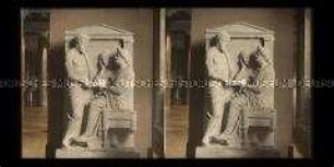 Attische Grabrelief des Thraseas und der Euandria, Altes Museum, Berlin