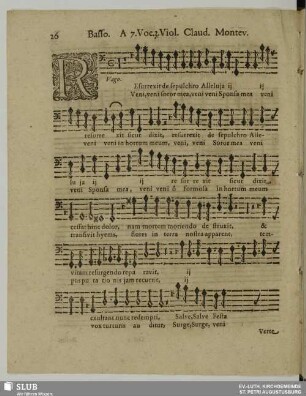 Monteverdi, Claudio: Resurrexit de sepulcro