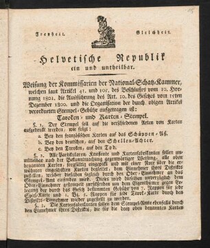 15r-16v, Weisung der Kommissarien der National-Schatz-Kammer ...