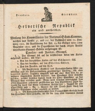 15r-16v, Weisung der Kommissarien der National-Schatz-Kammer ...