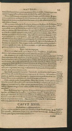 Caput XXIIII. Et ostendebant ei aedificium templi ...