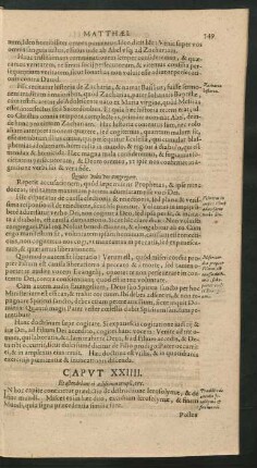 Caput XXIIII. Et ostendebant ei aedificium templi ...