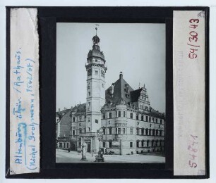 Altenburg, Rathaus : Außenansicht