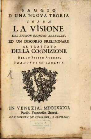 Saggio d'una nuova teoria sopra la visione