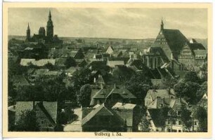 Freiberg. Blick auf Freiberg