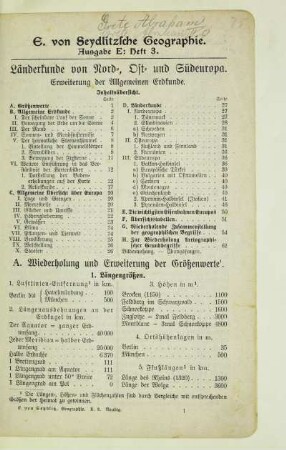A. Wiederholung und Erweiterung der Größenwerte