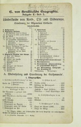 A. Wiederholung und Erweiterung der Größenwerte