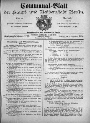 1884,37: No. 37, 14. September 1884