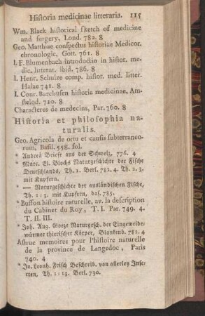 Historia et philosophia naturalis
