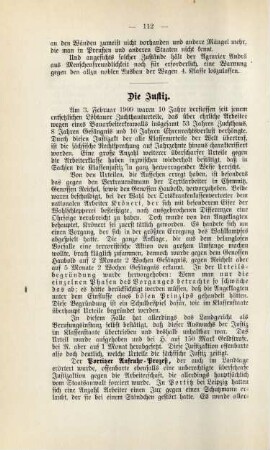 Die Justiz.