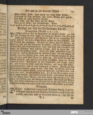 [Predigt 11 bis 17: Fest der Erscheinung Christi]