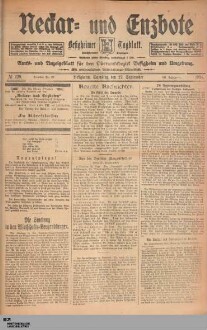 Neckar- und Enzbote : Besigheimer Tageszeitung : Kirchheimer Anzeiger : Amts- u. Anzeigeblatt für den Oberamtsbezirk Besigheim