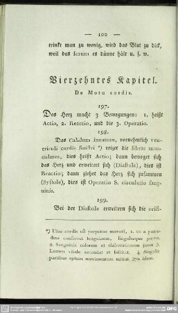 Vierzehntes Kapitel. De Motu cordis