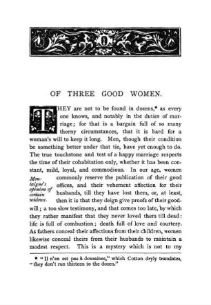 Of Three Good Women