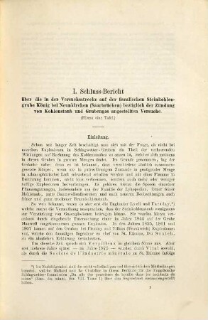 Haupt-Bericht der Preussischen Schlagwetter-Commission, [2,]4. Anlagen zum Haupt-Berichte der Preussischen Schlagwetter-Commission. Bd. 4