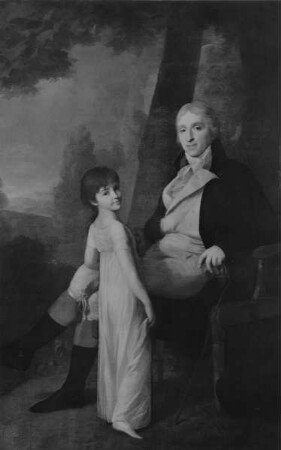 Der Leipziger Kaufherr Jacob Ferdinand Dufor Feronce mit seiner Tochter Constanze Aimée