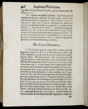 De Coena Dominica