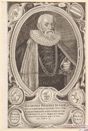 Georg Pömer d.Ä.; geb. 27. September 1540; gest. 24. Januar 1610