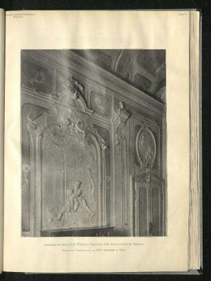 Innenraum aus dem Palazzo Canossa des Sanmicheli in Verona. Photographie von Otto Schmidt.
