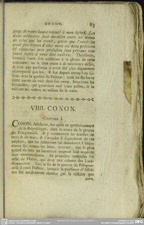 VIIII. Conon