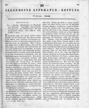 Gluge, G.: Abhandlungen zur Physiologie und Pathologie. Anatomisch-mikroskopische Untersuchungen. Jena: Mauke 1841