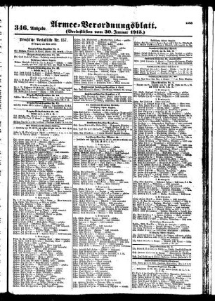 346.Ausgabe. Samstag, 30. Januar 1915