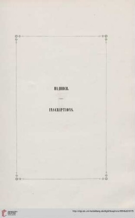 Inscriptions