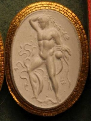 Herkules kämpft mit der Lernäischen Schlange (Daktyliothek, Erstes Mythologisches Tausend)