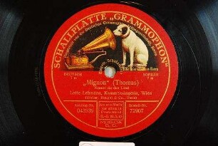 "Mignon" : Kennst du das Land / (Thomas)